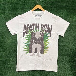 Death Row Records Electric Chair white T-Shirt Size Medium